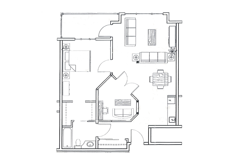 shannon falls retirement residence suites one bedroom den